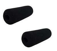 Pantalla de espuma de serie Essentials para micrófonos de escopeta cámara hasta 4.5" de longitud, Color negro, paquete con 2 piezas