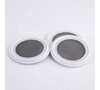 Pantalla de filtro de malla TC Tri Clamp de 4 pulgadas-119mm OD 304 de acero inoxidable con junta de PTFE for sanitario, 1 Uds.(50 Mesh Sus316l)