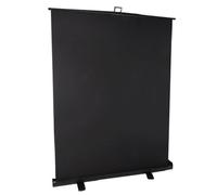 StudioKing Pantalla de fondo enrollable FB-150200FB 150x200 cm negro