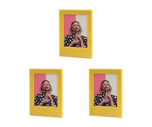 Pantalla de fotos flexible para impresiones de cámara, mediciones artísticas de metal, marco de fotos ABS seguro