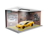 Pantalla de Garaje de Coche modelo, Modelos de Colección Lights Estación de estacionamiento Pantalla | Durabilidad Duradera, Exposición de Garaje de Aparcamiento Exquisita para Habitación, Sala