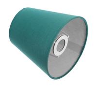 Pantalla de Lámpara Colgante de Lino Verde, Mini Cilíndrica E14 | Cubierta Textil de Estilo Macaron, Reemplazo Rápido, Soporte Araña y Horquilla