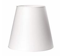 Pantalla de lámpara de 45 cm con soporte superior de 12 mm pantalla de tela crema