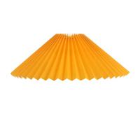 Pantalla de Lámpara de Campana Clásica de Tela Plisada Amarilla | Tulipas para Lamparas de Tela, Marco 4,2cm, 32,8cm Inferior X 20,3cm Alto, Estilo Moderno