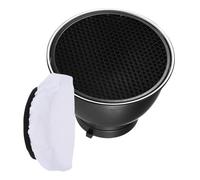 Pantalla de lámpara difusora de reflector profesional de 7 pulgadas para montaje Baorong/iluminación de fotografía sin rejilla, reflector de montaje Baorong