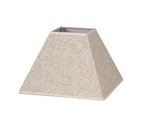 Pantalla de lámpara E27 de lino beige, dimensiones 45x20x32 cm, ideal para decoración y ambientación de espacios.