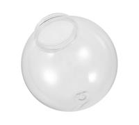 Pantalla de Lámpara Esférica 25cm Transparente de Acrílico | Abertura de 12cm, para Aplique de Pared Exterior, Diseño Simple y Elegante
