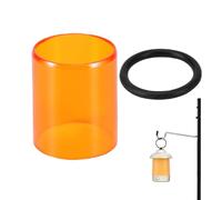 Pantalla de Lámpara para Exteriores - Pantalla Ámbar Antiviento - Cubierta Antimosquitos Impermeable Ámbar para Camping, Senderismo, Terraza