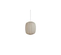Watt & Veke Pantalla de lámpara Prisma Ø25 cm linne Natural