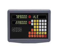 Pantalla de lectura Digital de 2 ejes y 5um, juego completo DRO, e de rejilla lineal de 2 uds., regla de lectura Digital de 0.005mm for fresadora(SDS2MS KA500 KA500)