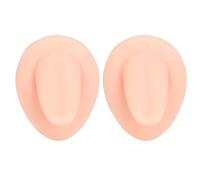 Pantalla de lengua de silicona suave de 2 piezas | Simulación realista para la práctica perforadora/exhibición de joyas | Demostración de lengua flexible y reutilizable para