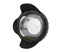 Pantalla de lente ojo de pez con puerto de cúpula, duradera, alta transmisión de luz, multiusos, filtro antirreflectante para todas las cámaras réflex digitales ILDC
