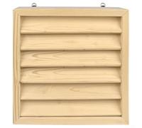 Pantalla de madera duradera de la lámpara de la sauna, resistencia al calor de la instalación sin esfuerzo para los accesorios cuadrados del sitio de la sauna de los pilares