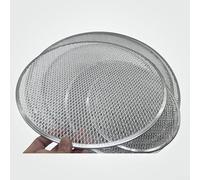 Pantalla de malla de aluminio para hornear pizza y pasta, 8-20 pulgadas, no reutilizable, herramienta de cocina multiusos para horno o barbacoa (16 pulgadas)