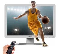 Pantalla de monitor blanco de 19 pulgadas, pantalla de cámara de seguridad, multifunción, HDMI, AV, BNC, VGA, interfaz USB, monitor de computadora, 1440 x 900, altavoz integrado