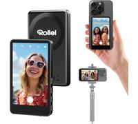 Pantalla de Monitor de Selfie para Teléfono, Rollei Easy Creator Selfie Monitor 3,97" Compatible con iPhone y Android para TikTok Live Streaming Vlog Negro Vlog-Selfie-Monitor-Pantalla-Magnética