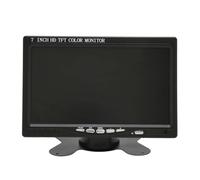 Pantalla de Monitor de Vista Trasera a Color TFT LCD de 7 Pulgadas, 1024 X 600 HD Monitor de Automóvil Entrada HDMI / VGa / AV Mini Monitor con Altavoces para Estacionamiento Vista Trasera Copia(EU)