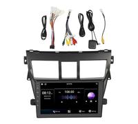Pantalla de navegación GPS para automóviles Brilluxa, compatible con Vios XP90 9 pulgadas Android 12 Carplay Unidad, de reemplazo de pantalla táctil Bluetooth
