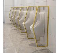 Pantalla de orinal para inodoro, partición de urinario montado en la pared, pantalla de privacidad para orinario, división de inodoro público, deflector de urinario de acero inoxidable, panel de