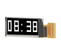 Pantalla de Pantalla de 0.91 Pulgadas, Diodo Emisor de Luz Orgánica 14pin 0.91in Módulo de Pantalla IIC Interfaz 128x32 Pantalla, Paneles Táctil LCD, Liviano y Flexible, Ahorro de Energía para