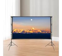 Pantalla de película plegable portátil 4:3 de 150 pulgadas, pantalla de proyector HD resistente a las arrugas para interiores y exteriores, para cine en casa, electrónica de oficina 2.6x3.3M
