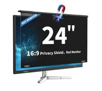 Pantalla de privacidad de computadora de 24 pulgadas para monitor de computadora 16:9, pantalla de computadora colgante antiluz azul, pantalla de privacidad anti-UV, pantalla de privacidad universal