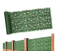 Pantalla de Privacidad de Hiedra Artificial 1,01 x 3,00 m Valla de | Fondo Vegetación Hiedra Falsa UV-Anti Para Hogar, Apartamento, Aire Libre, Jardín, Patio, Piscina, Fondo pa