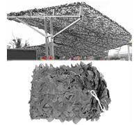 Pantalla de privacidad Exterior Gris y Parasol Tipo pérgola - Tela Oxford 210D, Funda versátil para Coche, Ideal para privacidad, decoración de Vallas, protección UV, Resistente a la intempe