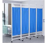 Pantalla De Privacidad Médica Plegable, Pantalla De Privacidad Médica Con Ruedas, Cerca Temporal Plegable De 4 Paneles Para Clínica/Paciente/Sala De Examen,A-4Panels-W200cm/78.7in/6.6ft