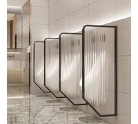 Pantalla de privacidad para orinal de pared, separador de espacio para zonas públicas