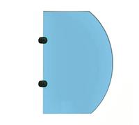 Pantalla de privacidad para Orinal, Partición de inodoro con pantalla de orinal, divisor de pantalla de privacidad de dibujos animados para niños, partición divisoria de pantalla de protección ( Color