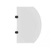 Pantalla de privacidad para Orinal, Partición de inodoro con pantalla de orinal, divisor de pantalla de privacidad de dibujos animados para niños, partición divisoria de pantalla de protección ( Color