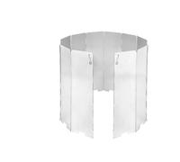 Pantalla de protección contra el viento for estufa de gas, for acampar al aire libre, picnic, cocina, quemador, pantalla a prueba de viento, pantalla de aleación de aluminio para acampar(8 plates)
