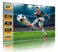 Pantalla de proyección 84" 16:9 ALR de Marco Fijo Acabado Gris de Alto Contraste Rechazo de luz Ambiental Borde con Terciopelo Negro de 1cm Tejido Libre de Arrugas No Valida para UST