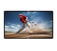 Pantalla de Proyección de 60 a 300 Pulgadas,Pantalla de Cine Portátil, Plegable y Lavable con Formato 16:9 para Cine en Casa,Tanto en Interiores como al Aire Libre(100inch)