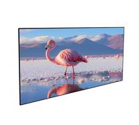 Pantalla de Proyección de 72-92 Pulgadas con Marco Fijo, Formato 16:9, 4K Ultra HD, Montaje en Pared, Pantalla Proyector para Cine en Casa, Películas y Vídeos(92in)