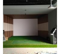 Pantalla de proyección grande de 118x196 pulgadas para entrenamiento de golf, pantalla de impacto de Simulador de golf HD de interior, uso múltiple duradero en el interior, para entrenamiento de