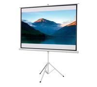 Pantalla de proyección HOMCOM con trípode, pantalla plegable de 84 pulgadas 4K HD, proyector de vídeo con altura ajustable, ideal para cine en casa, películas en interiores/exteriores
