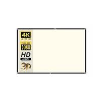 Pantalla de proyección, Pantalla de proyector 16:9 Alto Brillo, Reflectante, Plegable, Rejilla Blanca, antiluz, Cortina 100 a 120 Pulgadas, HD, for el hogar y Exteriores para Cine en casa(84 Inch)