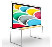 Pantalla de proyección, Pantalla de proyector HD Manual 30 a 72 Pulgadas for Montaje en Pared, Resistente al Agua(0.16875,72inch)