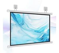 Pantalla de proyección, Pantalla de proyector Pared desplegable Manual Blanca 40/50/60/72 Pulgadas 4:3 16:9(0.16875,60")