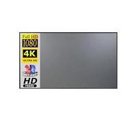 Pantalla de proyección para Cine, Pantalla de proyector portátil 16:9, Tela Reflectante Negra de 30-133 Pulgadas