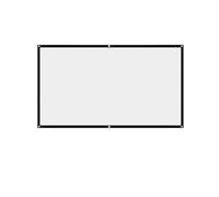Pantalla de proyección para Exteriores Pantalla de proyector 60/72/84/100/120/150 Pulgadas 16:9 Cine en casa película Alta Densidad Campamento al Aire Libre portátil(84 Inch)