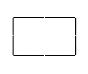 Pantalla de proyección para exteriores: tela sin arrugas Construcción duradera Amplio ángulo de visión Fácil configuración Pantalla portátil | Solución de pantålla de cine grande que ofrece una experi
