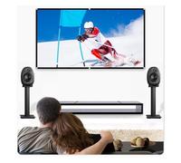 Pantalla de proyección Plegable portátil y fácil, proyector de Cortina, Pantalla de películas, 150 "4:3, fácil de Montar