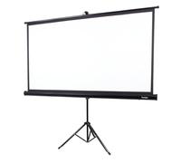 Pantalla de Proyección Portátil 85" con Trípode, Formato 16:9, Enrollable Automática, Tela Mate PVC 1.1, Ángulo de Visión 165°, Altura Regulable 165-213 cm, para Cine en Casa, Oficina o Aula