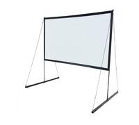 PANTALLA MURAL PORTATIL APPROX 150" 365x193 cm MARCO PLEGABLE DE HIERRO TRASERA NEGRA OPACA BOLSA DE TRANSPORTE APPPB150A