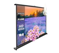 Pantalla De Proyección Retráctil, Pantalla De Proyector En Suelo, Manual Pull-up, Apertura Y Cierre En 5 Segundos, Compacta Para Camping, Cine En Casa Hogar Viajes Oficina Enseñanza(50inch - 16:9)