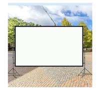 Pantalla de proyector 4K portátil Plegable, Pantalla HD 16:9 con Soporte, Pantalla de proyección de vídeo de película de 120 Pulgadas, Cortina for Interiores y Exteriores,Antiarrugas(120 Inch)