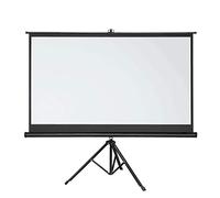 Pantalla de proyector 72 100, trípode 16:9, pantalla de proyección portátil 4K 3D, pantalla de películas para el hogar, oficina, interior y exterior (72 pulgadas)